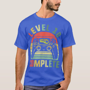 Jubileum voor weddenschap voor hem Niveau 10 Compl T-shirt