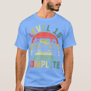 Jubileum voor weddenschap voor hem Niveau 10 Compl T-shirt