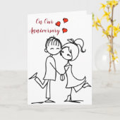 JUBILEUM WENS * VAN JE HOUDEN REST VAN MIJN LEVEN  KAART (Gele Bloem)