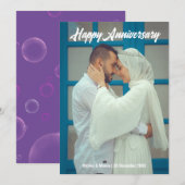 Jubileum Wenskaart Feestdagenkaart (Voorkant / Achterkant)