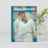 Jubileum Wenskaart Feestdagenkaart (Staand voorkant)