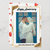 Jubileum Wenskaart Feestdagenkaart (Voorkant / Achterkant)