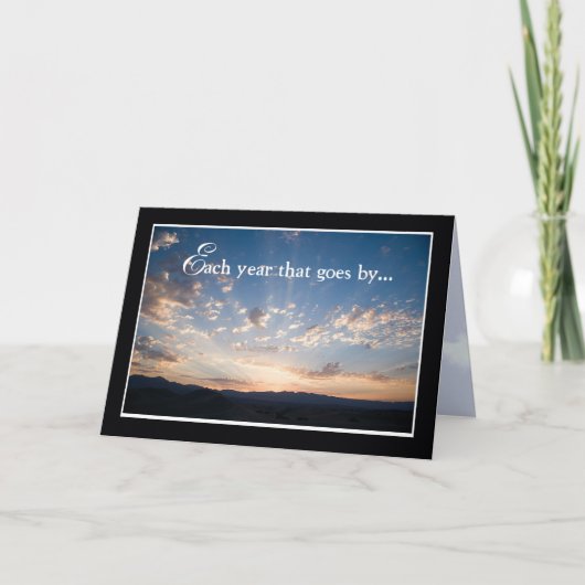 Jubileum werknemer, landschapsruimte kaart (Voorkant)