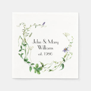 Jubileum Wildflower krans Servet