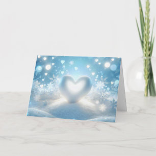 Jubileum Winter Heart Kaart