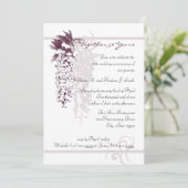 Jubileum Wisteria Kaart (Staand voorkant)