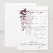 Jubileum Wisteria Kaart (Voorkant / Achterkant)