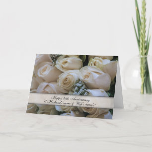 Jubileum witte rozen () kaart