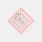 Jubileum witte zijde op zwart servet (Hoek)