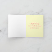 Jubileum zegeningen" kaart (Binnen)