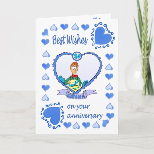 Jubileumkaart 20ste China Kaart (Voorkant)