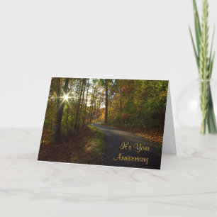 Jubileumkaart voor de Zonnige Weg Kaart