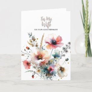 Jubileumkaarten voor mijn vrouw bedankkaart