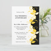 Jubileumrozen (Geel) Kaart (Staand voorkant)