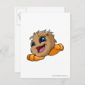 JubJub Brown Briefkaart (Voorkant / Achterkant)