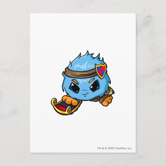 JubJub Meridell Player Briefkaart (Voorkant)