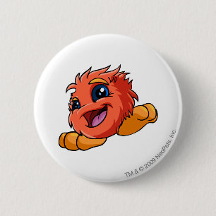 JubJub Red Ronde Button 5,7 Cm