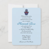 JUDAIC HAMSA BAT BAR MITZVAH INVITATION (Dos)