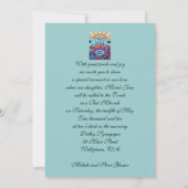JUDAIC HAMSA BAT BAR MITZVAH INVITATION (Dos)