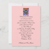 JUDAIC HAMSA BAT BAR MITZVAH INVITATION (Dos)