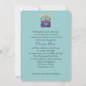 JUDAIC HAMSA BAT BAR MITZVAH INVITATION (Dos)
