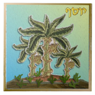 Judaica 12 stammen van Israel Joseph Art print Tegeltje