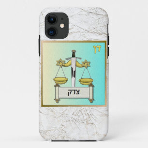 Judaica 12 Tribes Israel Dan iPhone 11 Hoesje