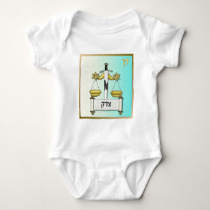 Judaica 12 Tribes Israel Dan Romper
