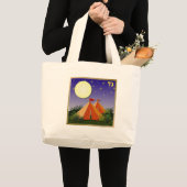 Judaica 12 Tribes Israel Gad Grote Tote Bag (Voorkant (product))