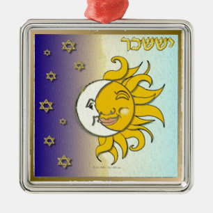 Judaica 12 Tribes Israel Issachar Art Metalen Ornament