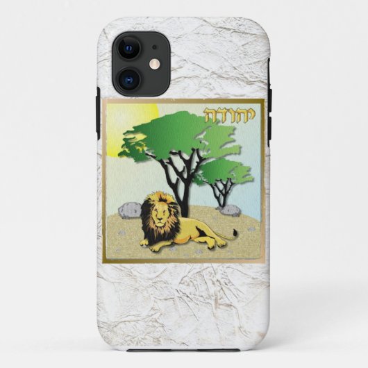 Judaica 12 Tribes Israel Judah Case-Mate iPhone Case (Achterkant)