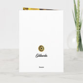 Judaïca Carte de Vœux Pliante 5" x 7" pour Toutes  (Dos)
