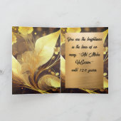 Judaïca Carte de vœux pliée 5" x 7" pour toutes oc (Intérieur)