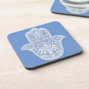 Judaica - Hamsa Drink Coasters - Gifts Bier Onderzetter