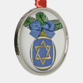 Judaica Hanukkah Star van David Ornament Print (Rechts)