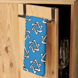 Judaica - Kitchen Towels - Feestdagen - Mogen Davi Theedoek