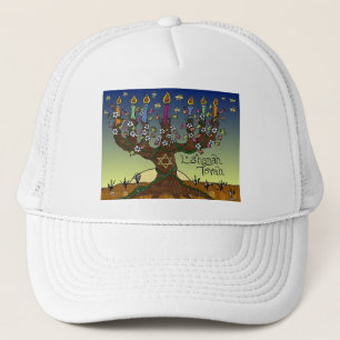 Judaica L'shanah Tovah Boom des Levens Geschenken Trucker Pet