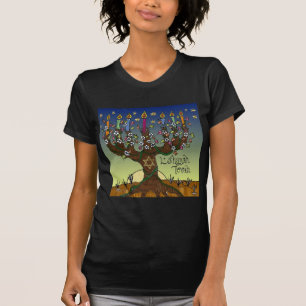 Judaica L'shanah Tovah Tree of Life Gifts Apparel T-shirt