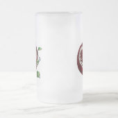 Judaica Pomegranate Heart Hanukkah Rosh Hashanah Matglas Bierpul (Center)