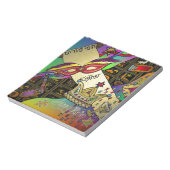Judaica Purim Esther Celebration Art Print Notitieblok (Gedraaid)