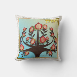 Judaica Reuben 12 Tribus d'Israël Coussin d'art