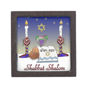 Judaica Shabbat Shalom Art Print Premium Decoratiedoosje