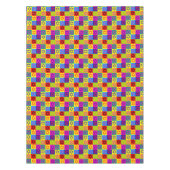 Judaica - Tablecloth - Colorful Jewish Stars Tafelkleed (Voorkant)