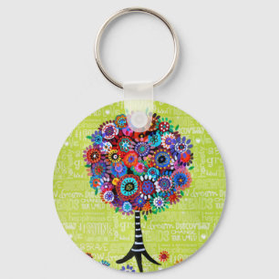 Judaica Tree-Sleutelhanger Sleutelhanger