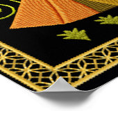 Judaïque 12 Tribus d'Israël Poster d'Art (Coin)