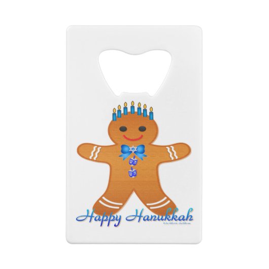 Judaïque Hanoukka Gingerbread Homme Menorah (Dos)