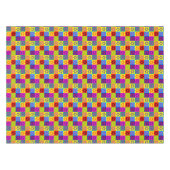 Judaïque - Nappe - Etoiles juives colorées (Devant (Horizontal))