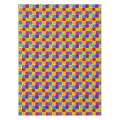 Judaïque - Nappe - Etoiles juives colorées (Devant)