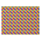 Judaïque - Nappe - Etoiles juives colorées (Devant (Horizontal))