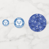 Judaïque - Vaisselle Chanukah - Confetti - Buffet (Devant)